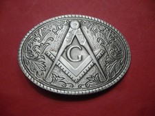 Franc Maçon Boucle de Ceinture - Ceinturon Maçonnique.