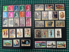 timbres Espagne : lot 1960 - 1979 Art et roi