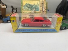 OLD NOREV PLASTIC COUPE FIAT DINO N°163 ECH 1/43