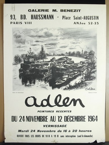 Affiche exposition michel - affiche,