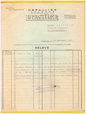 "ORLEANS (45) CORSET FACTORY, BRA Prestige / FASHION "DEPALIER" in 1968