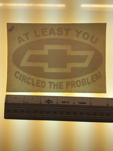 Chevy circled the problem - circled,