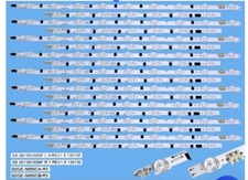 KIT 18 BARRES LED TV 50