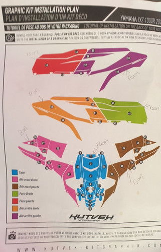 Kit autocollant graphic - kit,