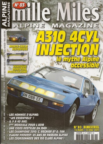 Mille miles alpine a310 - mille,