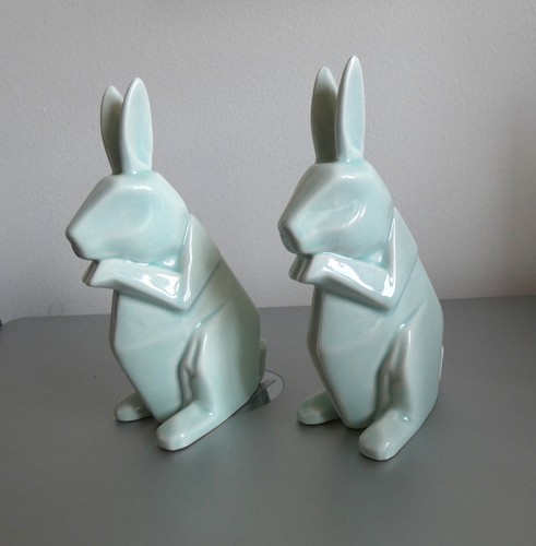 Ancien paire lapin rabbit - ancien,