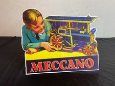 MECCANO old advertising cardboard for shop window.