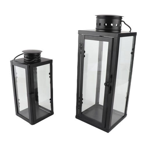 Lanterne bougie fer - bougie, en