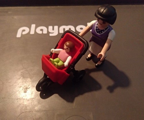 Playmobil femme avec - playmobil, chariot