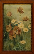 Grande aquarelle fin 19ème