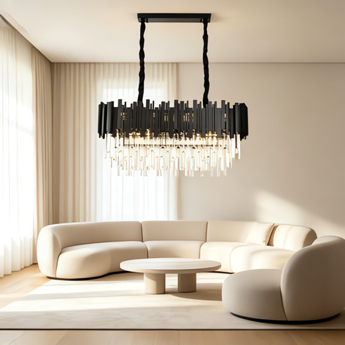 Lustre cristal ampoule e14 - lustre,