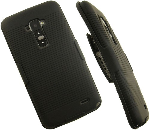 Black rubberized hard case - hard, +
