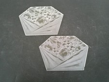 PLAQUES DE LUSTRE APPLIQUE ART