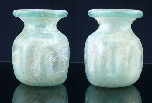Pot romain verre - pot, en