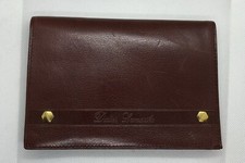 Vintage Didlier Lamarthe Brown Leather Wallet Italian Leather