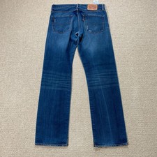 Levis 506 Jeans Mens 32x32 Blue Regular Straight Denim