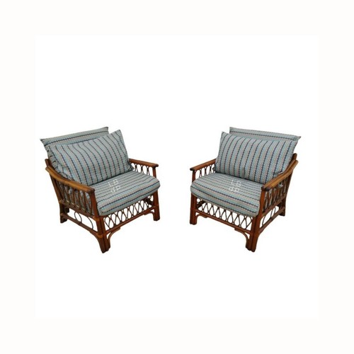 Paire fauteuils bleu - fauteuils,