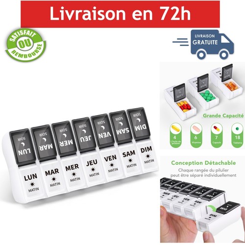 Pilulier semainier jours 14 - semainier,