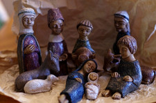 Ensemble de Santons du monastère de Bethléem