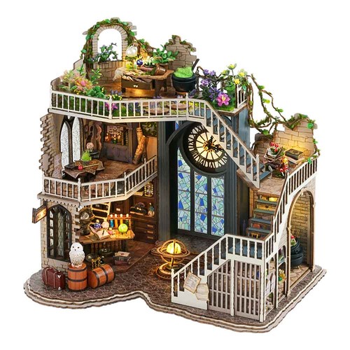 Maison miniature diy kit - maison, avec