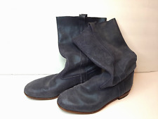 La Botte Gardiane Boots Elena Star France 38 gray lilac sparkles leather suede