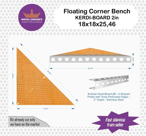 Shower floating bench - shower,