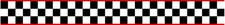 CHECKER STRIP + RED NETS 55cmX6cm MOTORCYCLE HELMET STICKER STICKER BB015