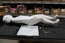 Youth Child Size Mannequin - 6-8 y/o, Standing, Detachable Arms, Glossy White