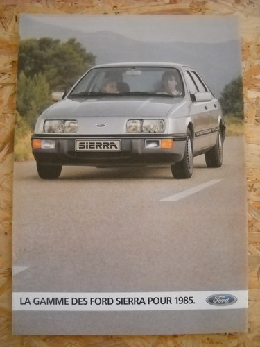 Catalogue brochure ford - ford, sierra