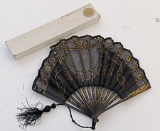 Eventail Ancien Ébène