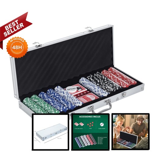 Mallette poker homcom - homcom, avec