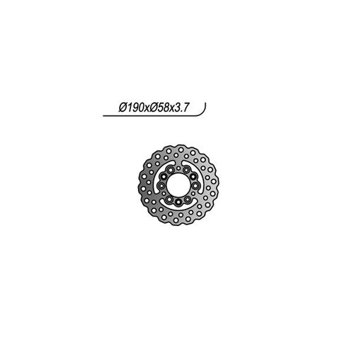 Disque frein avant wave - disque,