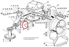 Castel Garden Mountfield Vitesse Lecteur Ceinture TC102 TCP102 TCP122 TC122