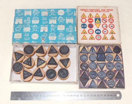 Timbres caoutchouc - -,