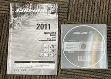 Can Am Owners Manual Book Guide & CD DS-70 90 DS-90X  QUAD FOUR-WHEELER ATV