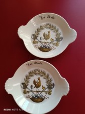 assiettes  Lot 2 porcelaine