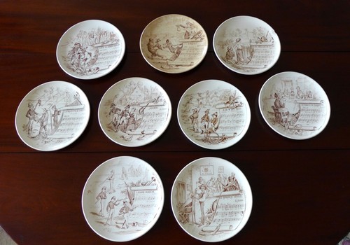 Assiettes creil montereau - assiettes,