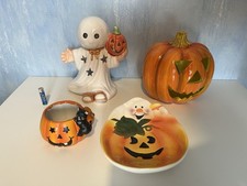 Lot Décoration Halloween dont Photophores et Verres