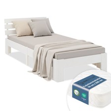 Cadre Lit 90x200 bois blanc