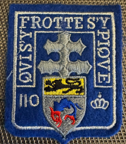 écusson patch qui y - qui, s’y