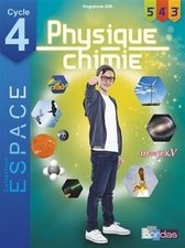 Physique chimie, cycle 4, 5e