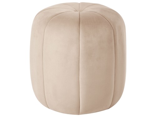Pouf rond moderne - en, velours