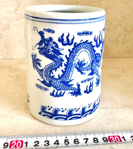Pot porcelaine chinoise bleu - pot,