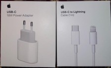 ORIGINAL APPLE CHARGEUR 20W USB C iPhone 15/16/17 + CABLE APPLE USB-C TO C NEUF