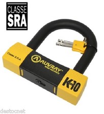 Antivol U AUVRAY KFORCE10 K10 85x100 Homologué SRA Assurance Moto scooter Quad