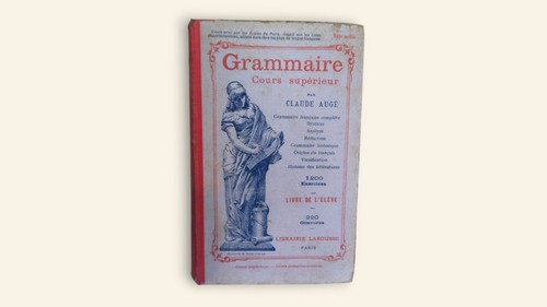 Livre ancien grammaire claude - grammaire,