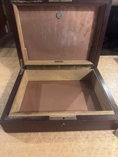 Alfred Dunhill Of London Humidor  12” X 9” X 3.5" Hardwood Glass.