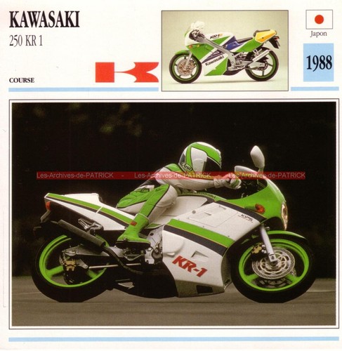 Kawasaki kr1 250 - kr-1, 1988