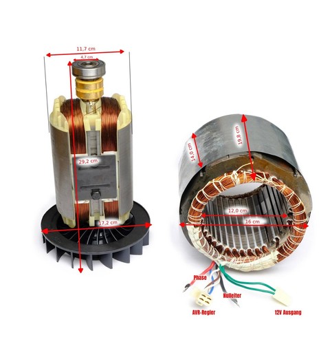 Detec bobine stator rotor - stator, pour