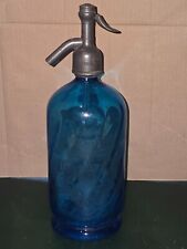 BOUTEILLE À SIPHON EAU DE SELTZ BLEU - ALBERT CALMELS